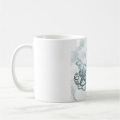 Blaue Krake 11 Kaffeetasse (Links)