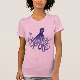 Blaue Krake 5 T-Shirt