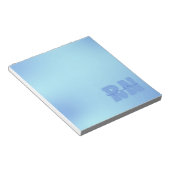 Blaue Krankenschwester Notizblock (angewinkelt)