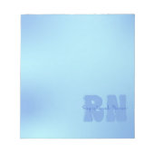 Blaue Krankenschwester Notizblock (Vorderseite)