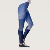 Blaue Krater-Leggings Leggings (Rechts)