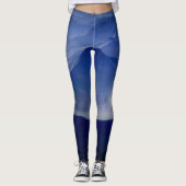 Blaue Krater-Leggings Leggings (Vorderseite)