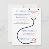 Blaue Krawatte - Ankündigung neuer Arzt (Rückseite)