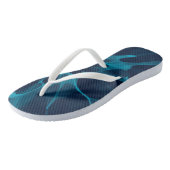 Blaue Krawatte Badesandalen (Schrägansicht)