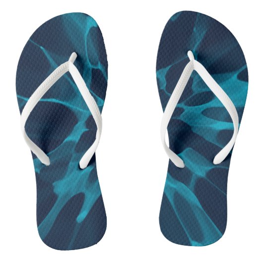 Blaue Krawatte Badesandalen (Fußbett)