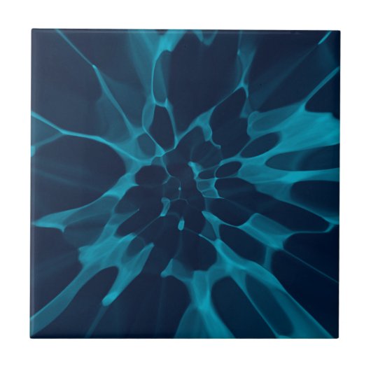 Blaue Krawatte Fliese (Vorderseite)