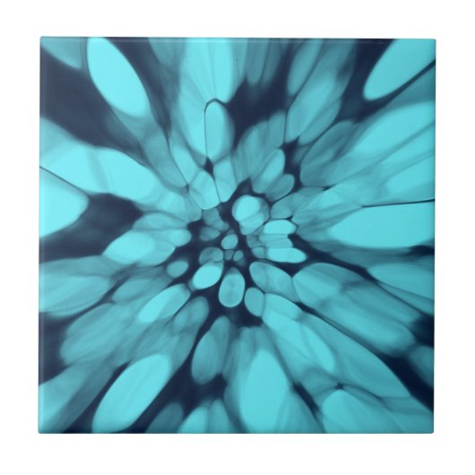 Blaue Krawatte Fliese (Vorderseite)