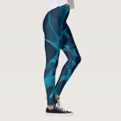 Blaue Krawatte Leggings (Rechts)