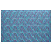 Blaue Krawatten-Ananas Stoff (Yard (91,4 cm))