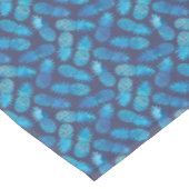 Blaue Krawatten-Ananas Tischdecke (Schrägansicht)
