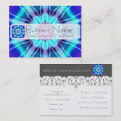 Blaue Krawatten-Fliese 239 Visitenkarte (Vorne/Hinten)