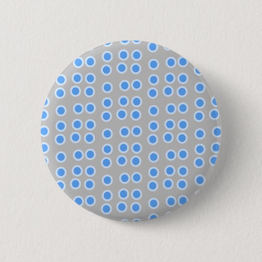 Blaue Kreise Button (Vorderseite)