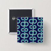 Blaue Kreise Button (Vorne & Hinten)