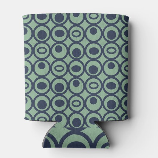 Blaue Kreise Dosenkühler (Rückseite)