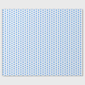Blaue Kreise Geschenkpapier (Flach)