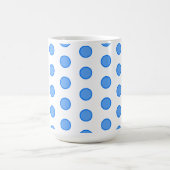 Blaue Kreise Kaffeetasse (Mittel)