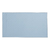 Blaue Kreise Muster Kissenbezug (Rückseite)
