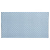 Blaue Kreise Muster Kissenbezug (Vorderseite)