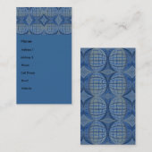 blaue Kreise Visitenkarte (Vorne/Hinten)