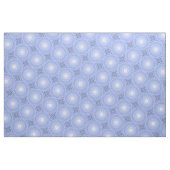 Blaue Kreise wirbeln Muster Stoff (Fat Quarter (45,7 x 55,9 cm))