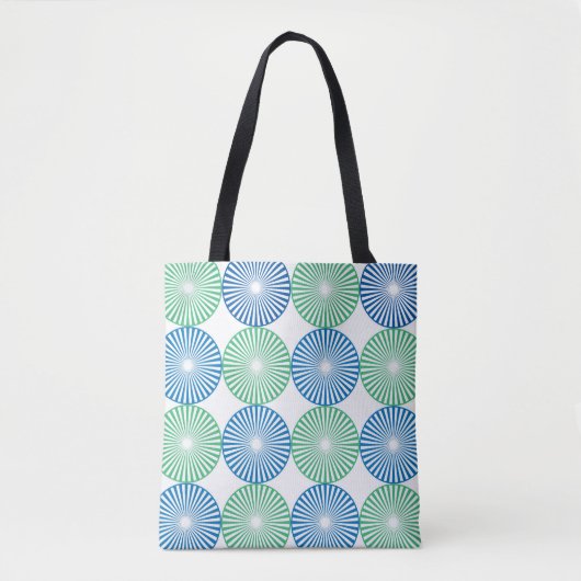 Blaue kreisförmige Bauweise Tasche (Vorderseite)