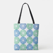Blaue kreisförmige Bauweise Tasche (Rückseite)