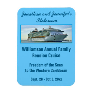 Blaue Kreuzfahrt RFN2 Stateroom Tür-Markierung Magnet