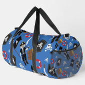 Blaue Kreuzknochen Duffle Bag (Rechte Ecke)