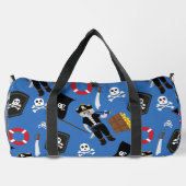 Blaue Kreuzknochen Duffle Bag (Rückseite)