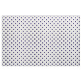 Blaue Kreuzstiche auf weiß Stoff (Yard (91,4 cm))