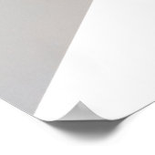 Blaue Kreuzung Poster (Ecke)