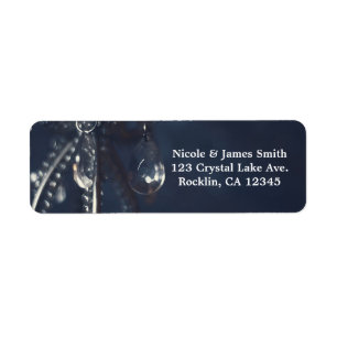 Blaue Kristall Elegante Romantische Hochzeitseinla
