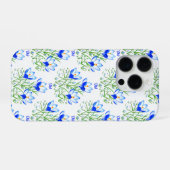 Blaue Krokusse iPhone Hülle (Rückseite (Horizontal))
