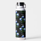 Blaue Krokusse Thor Kupfer Vakuum Isolierte Flasch Trinkflasche (Rückseite)