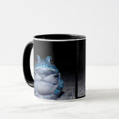 Blaue Kröte Tasse (Vorderseite Links)