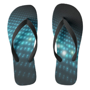 Blaue Kugeln 3D Badesandalen
