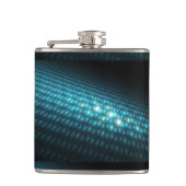 Blaue Kugeln 3D Flachmann (Vorderseite)