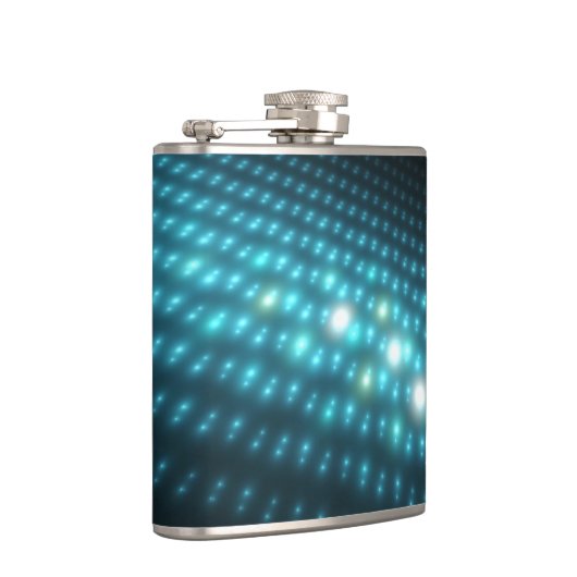 Blaue Kugeln 3D Flachmann (Rechts)