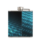 Blaue Kugeln 3D Flachmann (Rückseite)