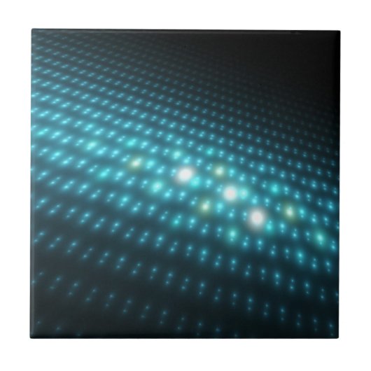 Blaue Kugeln 3D Fliese (Vorderseite)