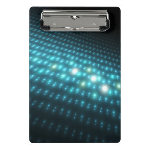 Blaue Kugeln 3D Mini Klemmbrett