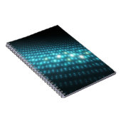 Blaue Kugeln 3D Notizblock (Rechte Seite)