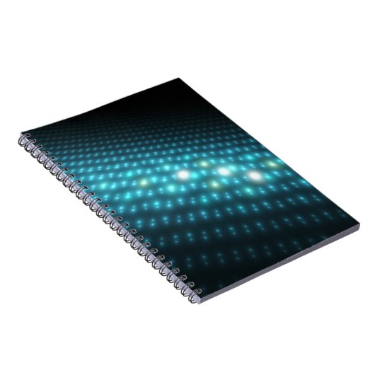 Blaue Kugeln 3D Notizblock (Rechte Seite)