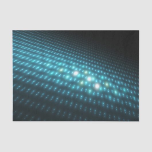 Blaue Kugeln 3D Seidenpapier (Vorderseite)