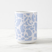 Blaue Kuh-Spots Tierdruckmuster Kaffeetasse (Mittel)