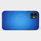 Blaue Kunst Case-Mate iPhone Hülle (Rückseite (Horizontal))
