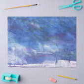 Blaue Kunst Seidenpapier (Basteln)