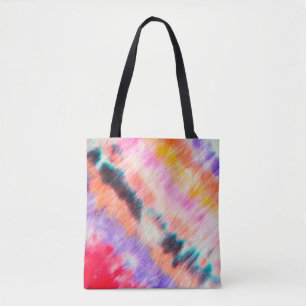 Blaue Kunstmalerei. Gefärbte Krawatte Textur. LILA Tasche