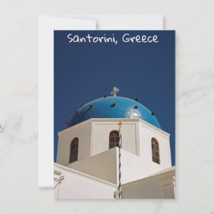 Blaue Kuppel, Santorini, Griechenland Karte