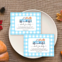 Blaue Kürbisbücher für die Kinderkarte